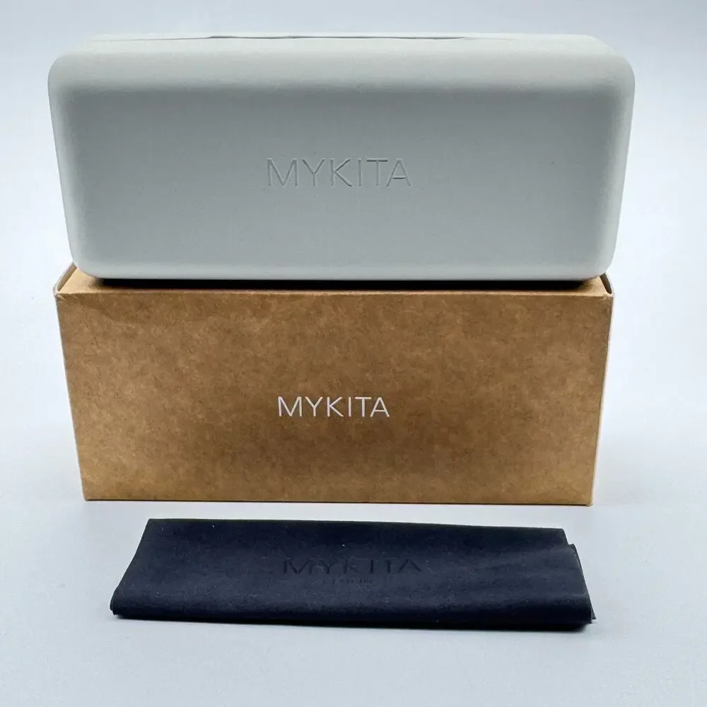 Mykita Sunglasses Studio 10.1 Col 256 Gold Indigo Butterfly Oversized Frame 61mm